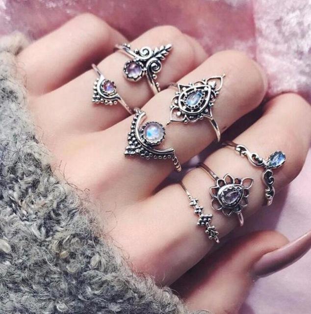 Il nostro set di anelli preferito: anelli vintage per le nocche!