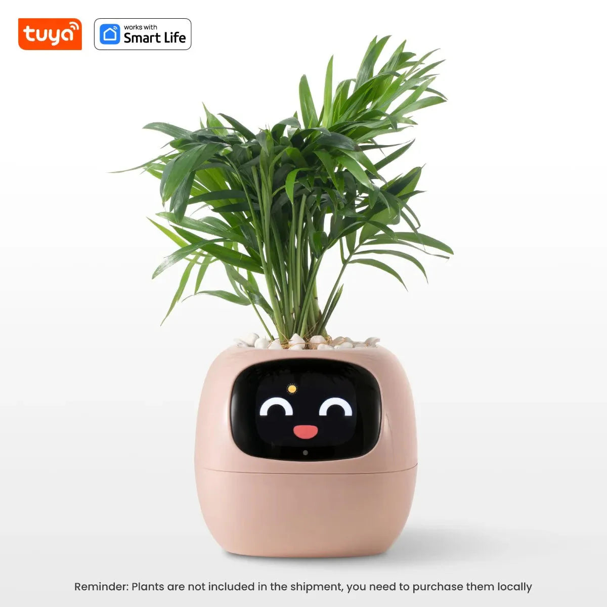 Tuya Ivy Smart Planter, divertimento senza fine con oltre 49 espressioni ricche, 7 sensori intelligenti, chip AI rendono la coltivazione delle piante facile e divertente