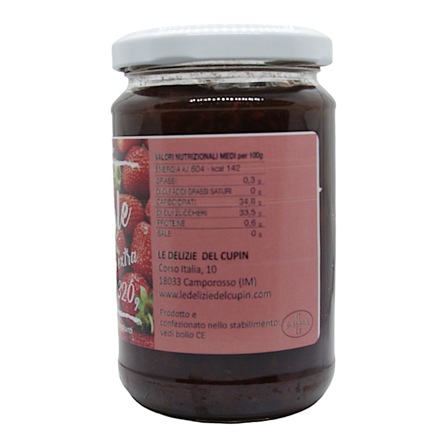 Confettura Extra di Fragole 320g-4