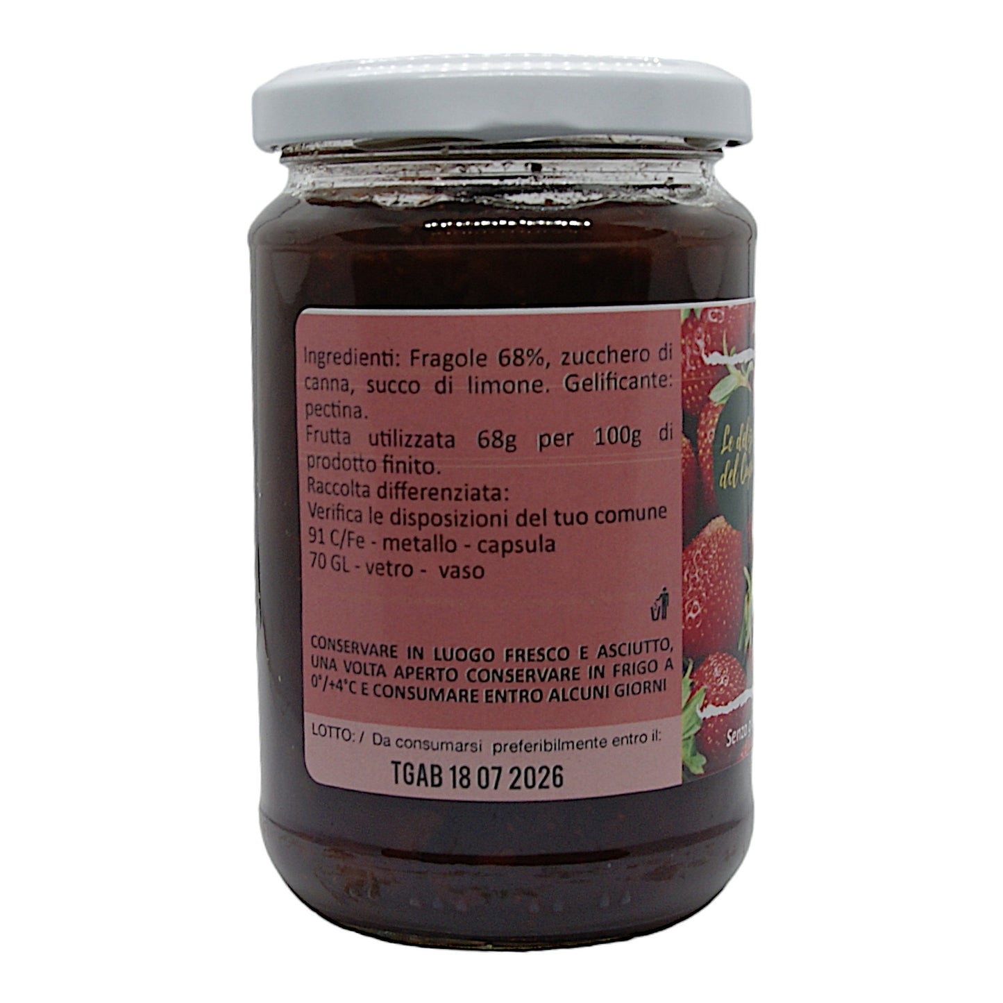 Confettura Extra di Fragole 320g-3