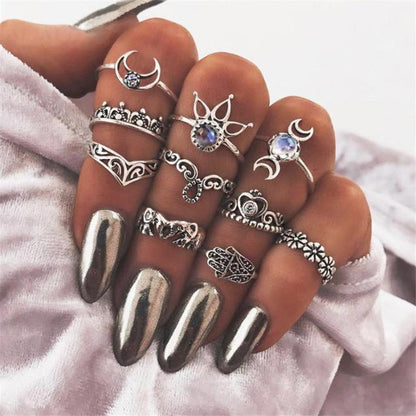 Il nostro set di anelli preferito: anelli vintage per le nocche!