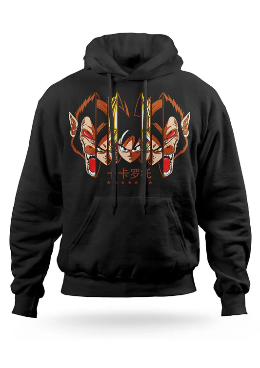 Felpa con Cappuccio Goku Evolution Super Sayan Dragon Ball Anime