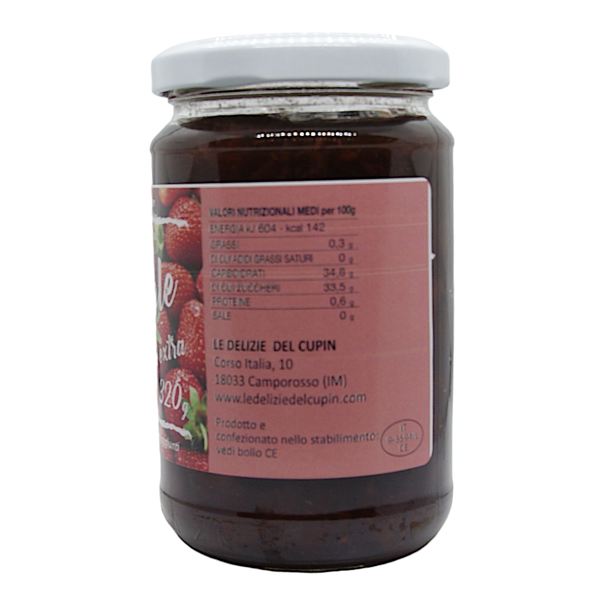 Confettura Extra di Fragole 320g-4