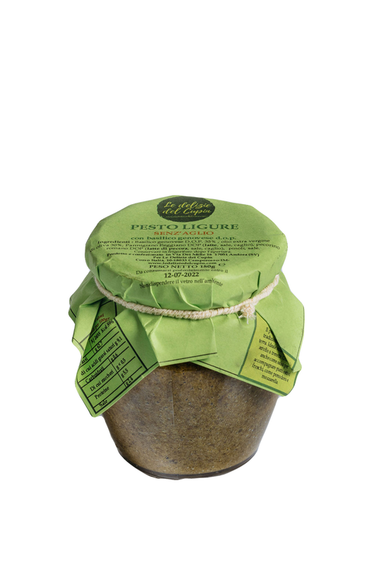 Cupin di Pesto Ligure senza Aglio 180gr